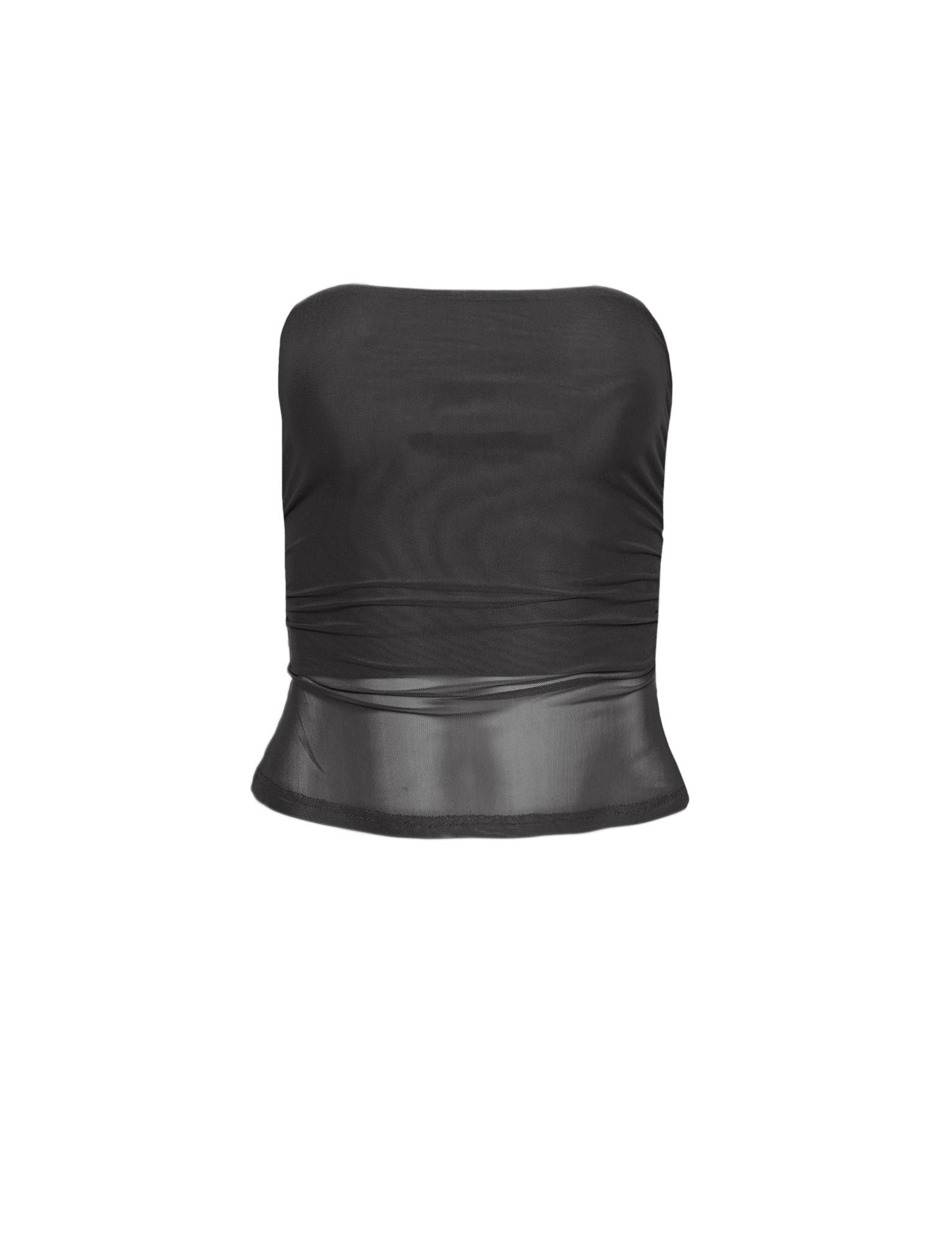 HARRIETT TUBE TOP - BLACK