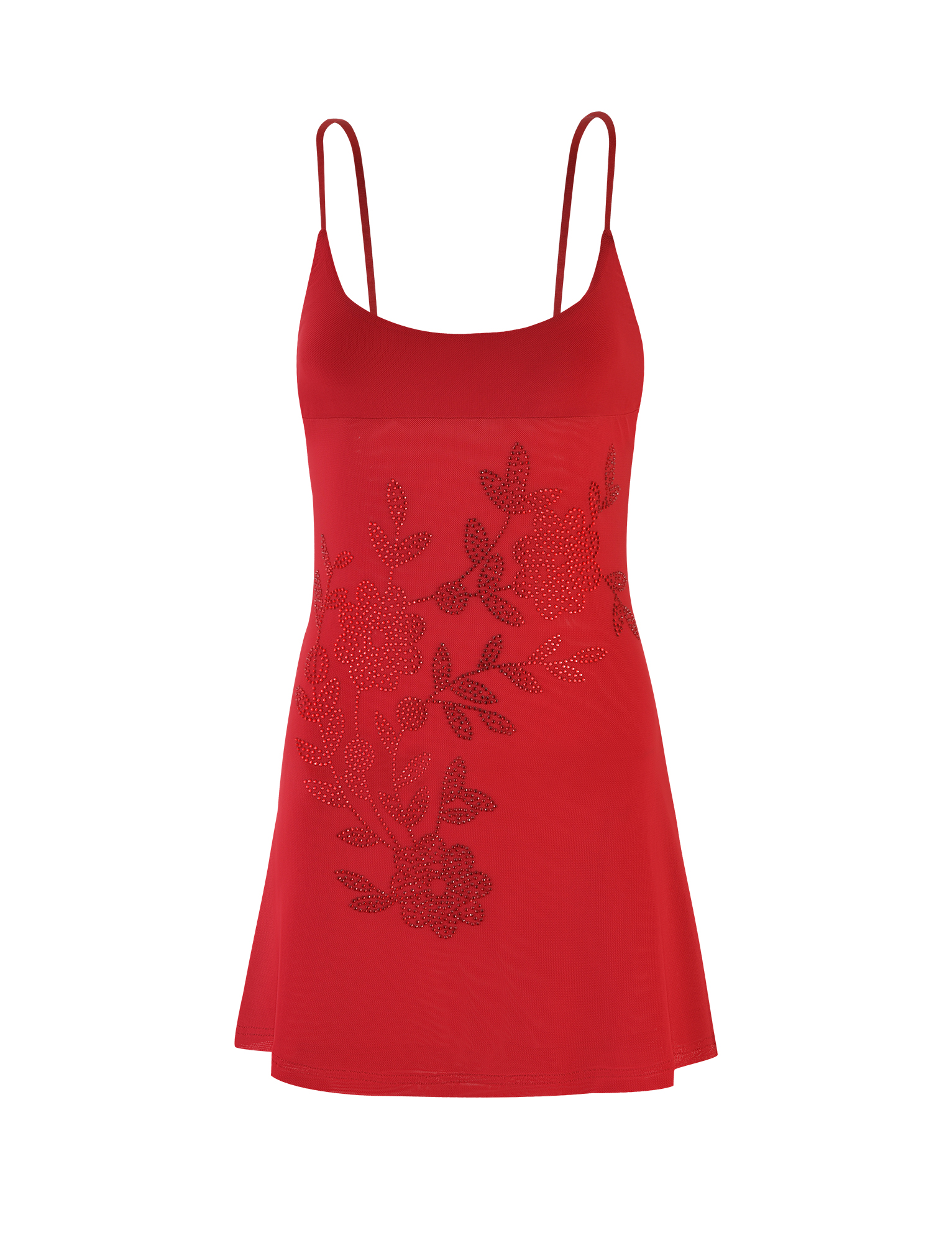 OCTAVIA DRESS - RED : CHERRY RED